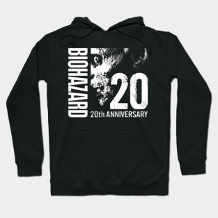 Resident Evil - 20th Anniversary Japanese With Anniversary Text Hoodie